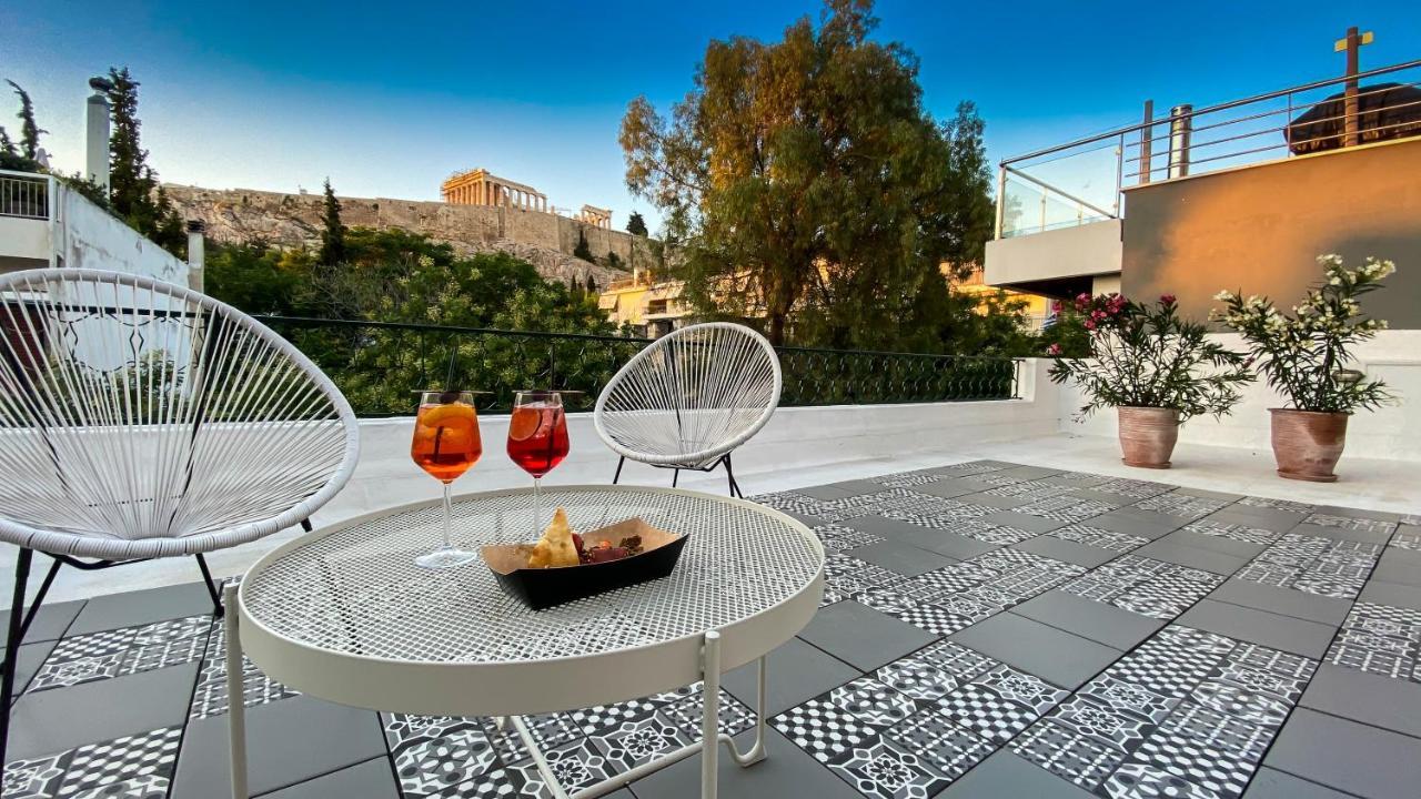 Acropolis Slow Living Apt Under The Parthenon Athen Exterior foto