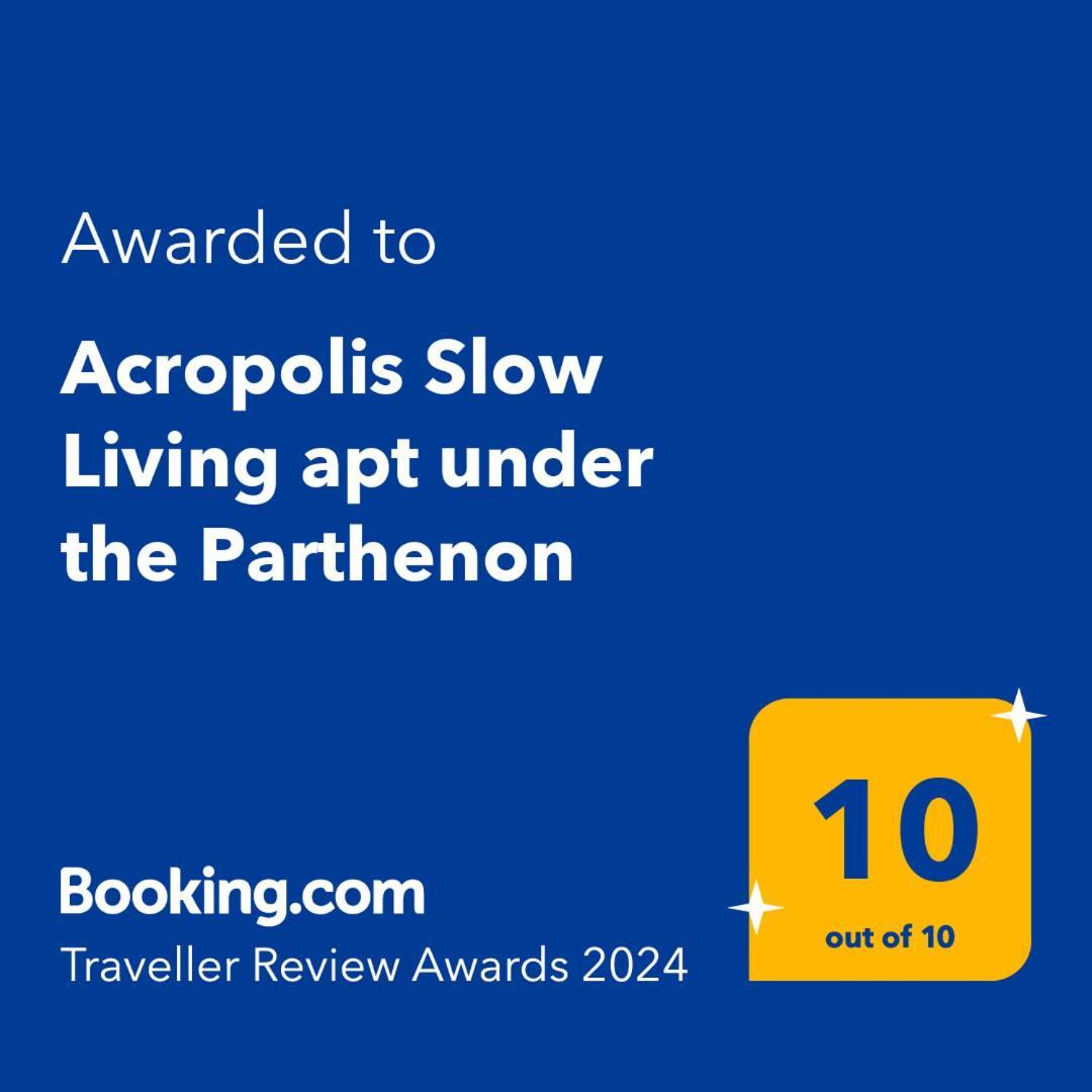 Acropolis Slow Living Apt Under The Parthenon Athen Exterior foto