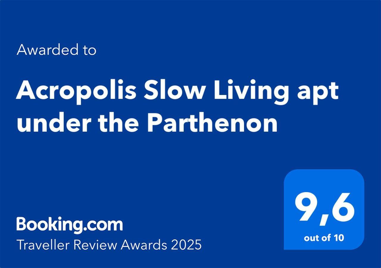 Acropolis Slow Living Apt Under The Parthenon Athen Exterior foto